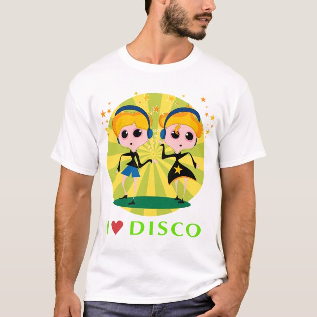 Jag älskar diskoT-tröja Tee Shirt (Framsida)