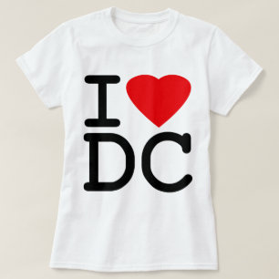 Jag älskar District of Columbia för T-shirt