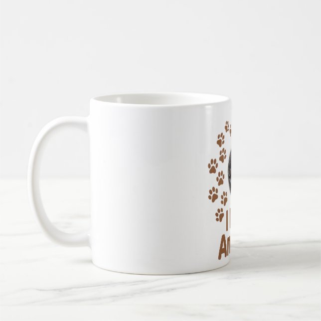 Jag älskar djur Kaffe kopp (Vänster)