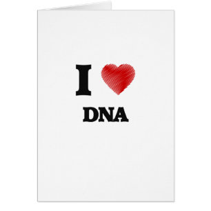 Jag älskar DNA Hälsningskort