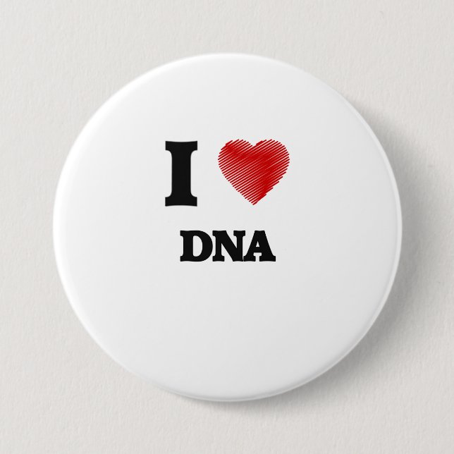 Jag älskar DNA Knapp (Framsida)