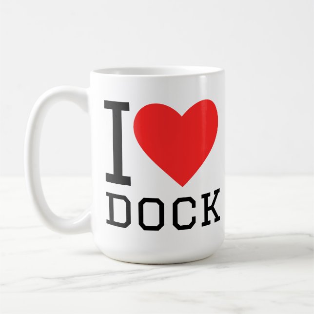 Jag älskar docka kaffemugg (Vänster)