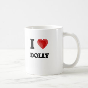 Jag älskar dockan kaffemugg