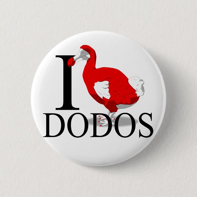 Jag älskar Dodos knäppas Knapp (Framsida)