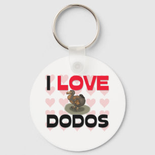 Jag älskar Dodos Nyckelring