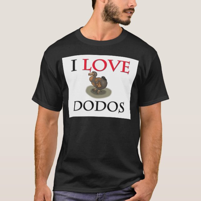 Jag älskar Dodos T Shirt (Framsida)