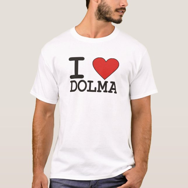 Jag älskar Dolma T-shirt (Framsida)