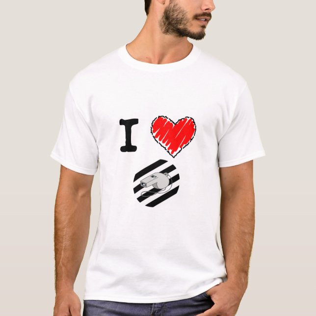 Jag älskar domare t-shirt (Framsida)
