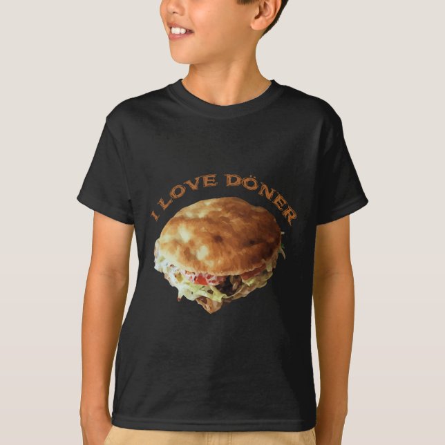 Jag älskar Döner T Shirt (Framsida)