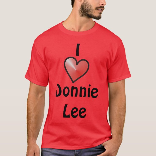 Jag älskar Donnie Lee T-shirt (Framsida)
