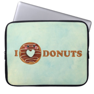 Jag älskar Donuts Laptop Fodral