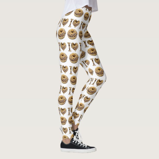 Jag älskar Donuts Leggings (Höger)