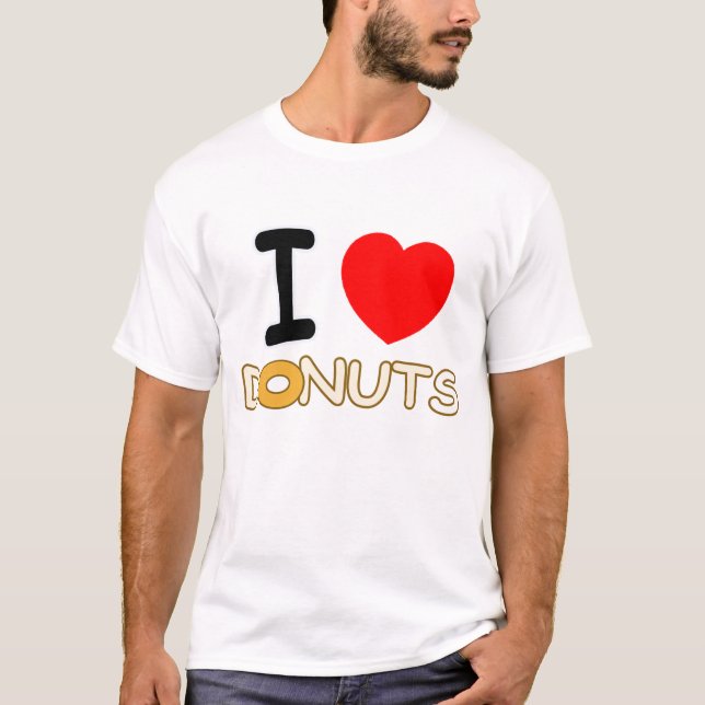 Jag älskar donuts tröja (Framsida)