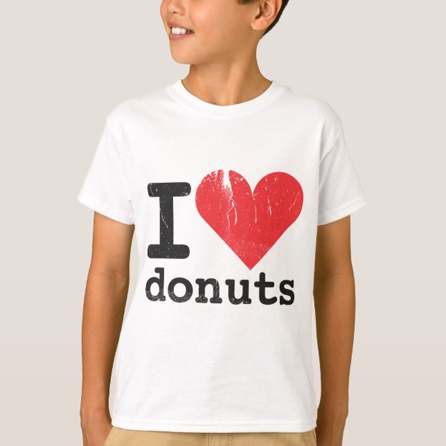Jag älskar donutsungeT-tröja T-shirt (Framsida)
