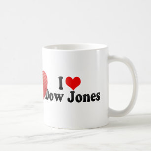 Jag älskar Dow Jones Kaffemugg