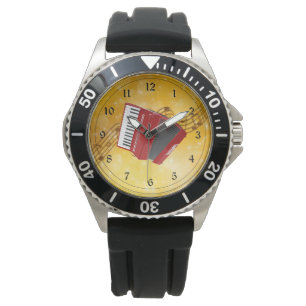 Jag älskar dragspelsmusik armbandsur