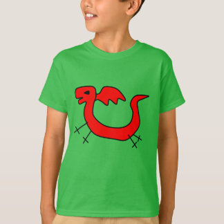 Jag älskar drakar! Barns utslagsplats T-shirt