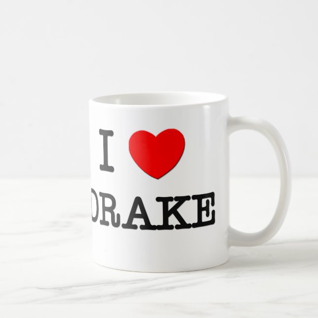 Jag älskar draken kaffemugg (Höger)