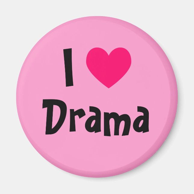 Jag älskar drama magnet (Framsidan)