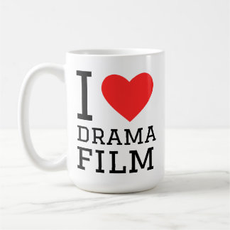 Jag älskar dramafilm kaffemugg