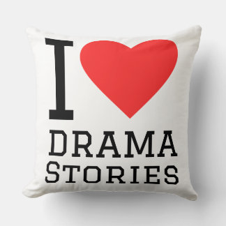 Jag älskar dramahistorier  kudde