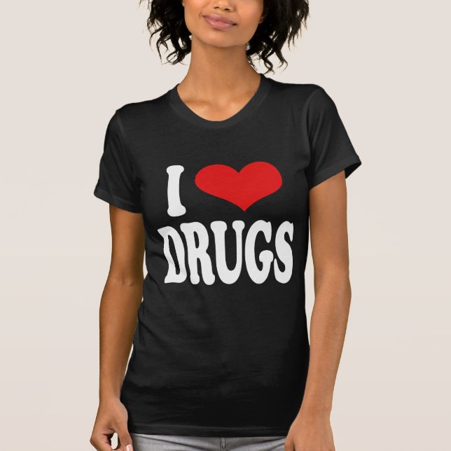 Jag älskar droger tee (Framsida)