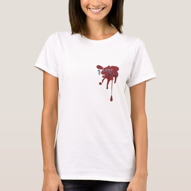 Jag älskar droppandear - T-tröja T-shirt (Framsida)