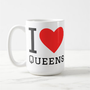 Jag älskar drottningar kaffemugg