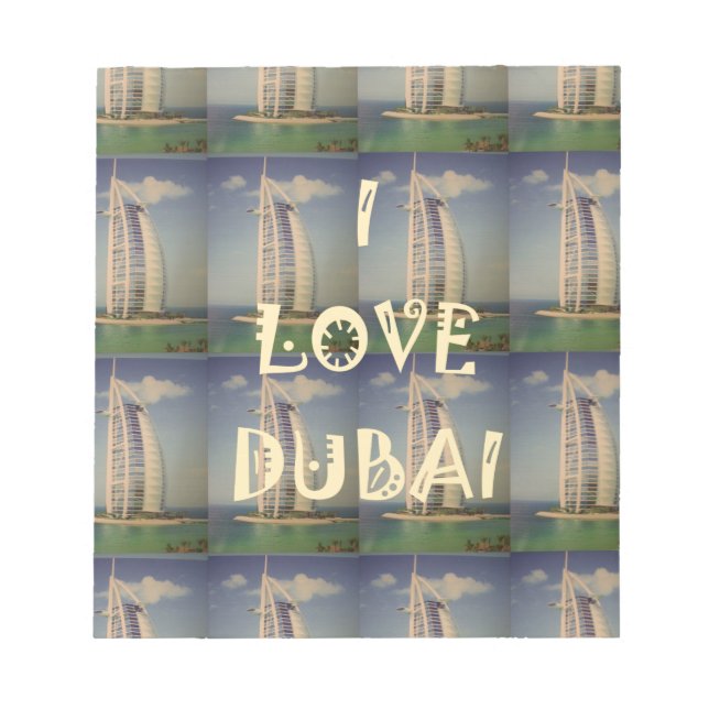 Jag älskar Dubai Anteckningsblock (Framsida)