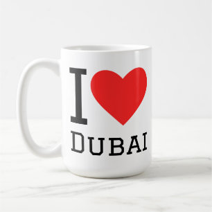 Jag älskar Dubai Kaffemugg