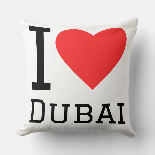 Jag älskar dubai kudde (Framsida)