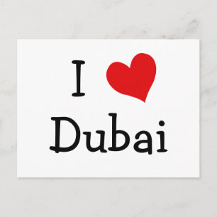 Jag älskar Dubai Vykort