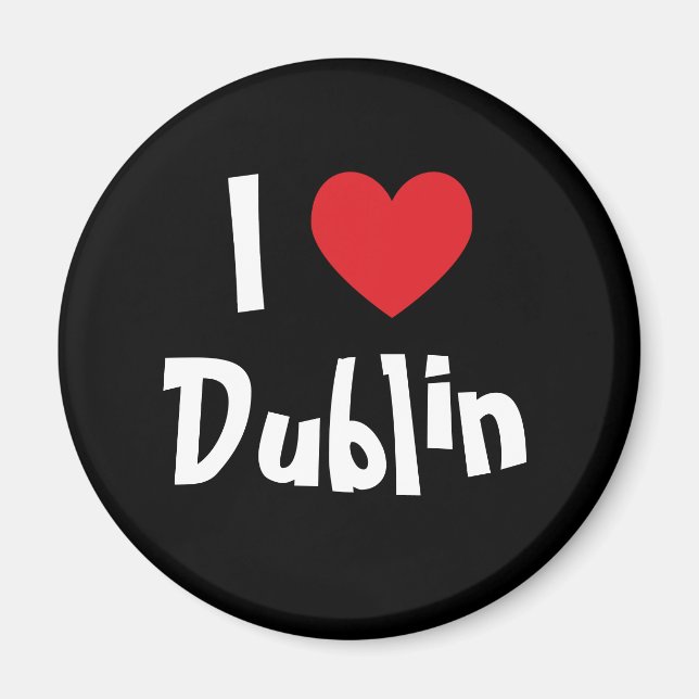 Jag älskar Dublin Magnet (Framsidan)