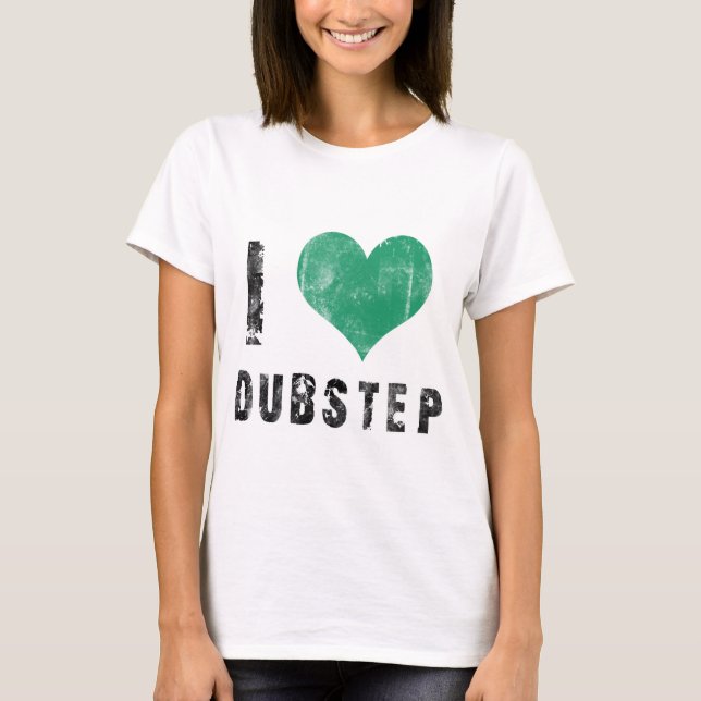 Jag älskar Dubstep Tee (Framsida)