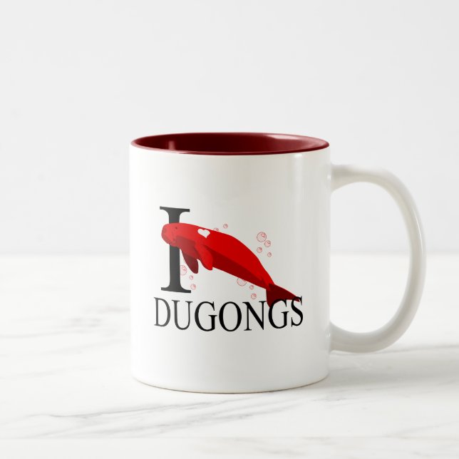 Jag älskar Dugongs muggar (Höger)