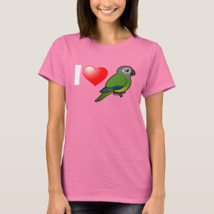 Jag älskar Dusky-hövdade Conures Tee Shirt