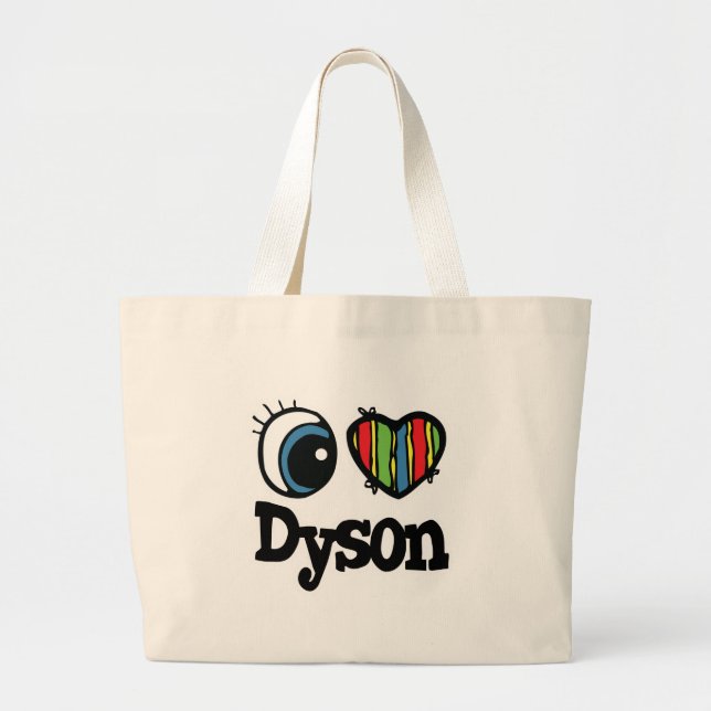 Jag älskar Dyson Jumbo Tygkasse (Framsidan)