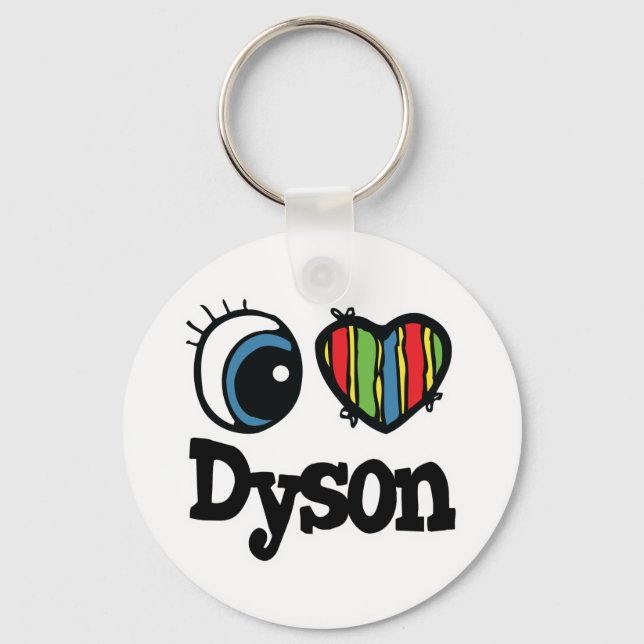 Jag älskar Dyson Nyckelring (Framsida)