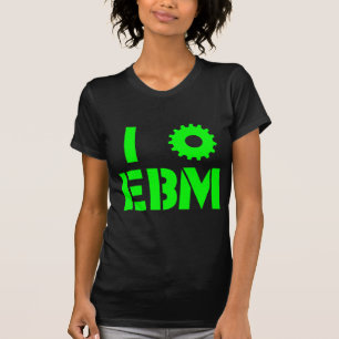 Jag ÄLSKAR EBM Grön T-shirt