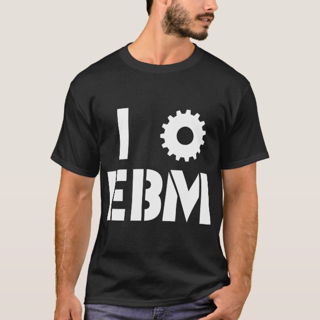 Jag ÄLSKAR EBM Vitt Tee (Framsida)