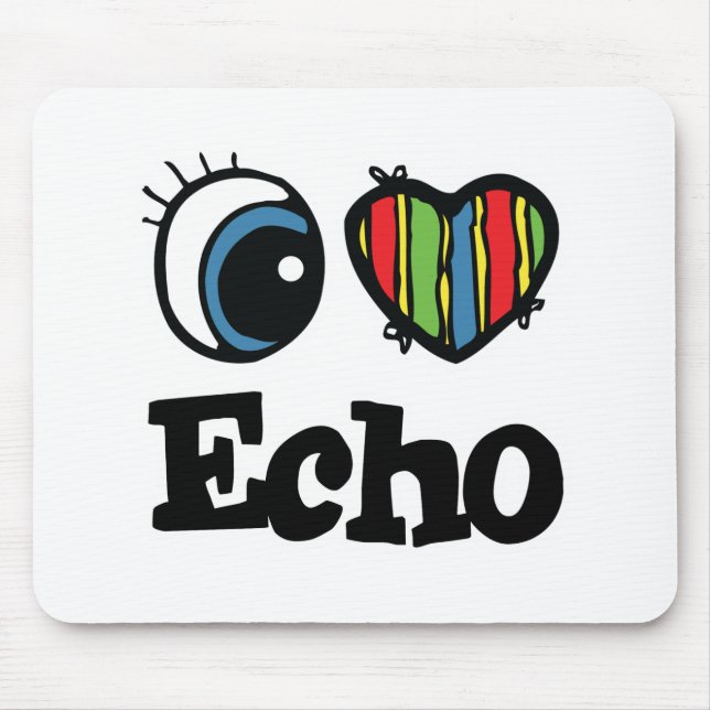 Jag älskar Echo Musmatta (Framsidan)