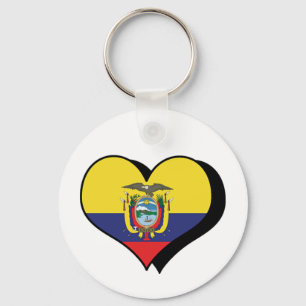 Jag älskar Ecuador Nyckelring