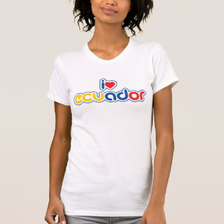 jag älskar ecuador t shirt