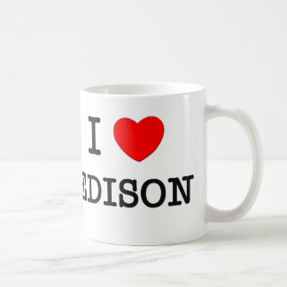 Jag älskar Edison Kaffemugg