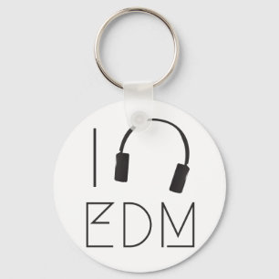 Jag älskar EDM Nyckelring