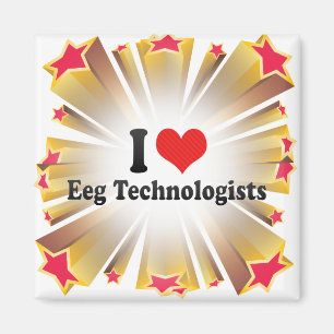 Jag älskar Eeg Technologists Magnet