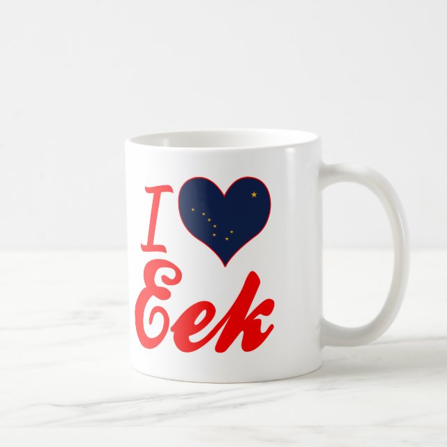 Jag älskar Eek, Alaska Kaffemugg (Höger)