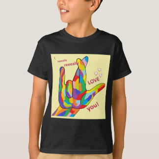 JAG ÄLSKAR EGENTLIGEN DIG i ASL Tee Shirt