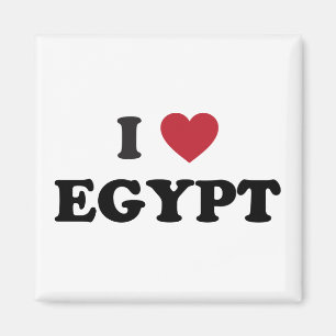 Jag älskar egypten magnet