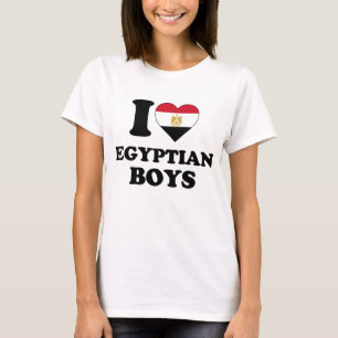 Jag älskar egyptiska pojkar t shirt